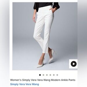 Simply Vera Vera Wang Ankle Pants